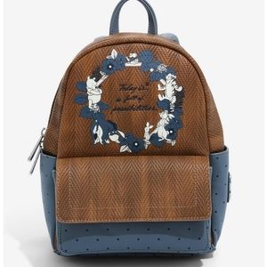 Loungefly Disney Winnie the Pooh Herringbone Mini Backpack lightly used/like new